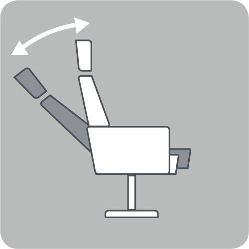 Angle backrest